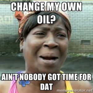change oil meme